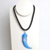 Colar pimenta azul com fio nautico clau khawali