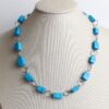 colar pedras azul turquesa