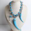 Conjunto de Colares Azul Turquesa